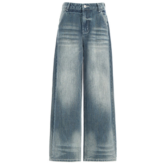 High-Fall Straight Leg Wide-Leg Casual Pants for Women Summer Fashion Loose Fit Style