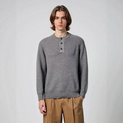 Loose fitting pullover sweater