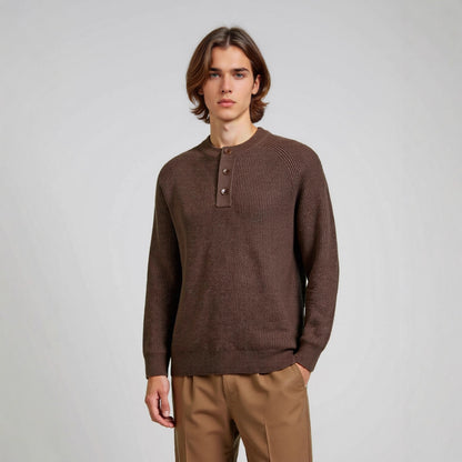 Loose fitting pullover sweater